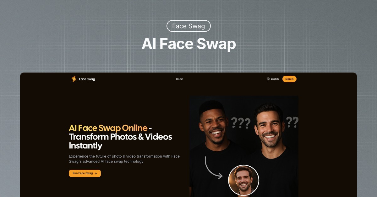 Face Swag screenshot and logo