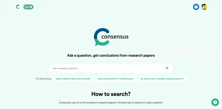 Consensus AI AI.screenshot
