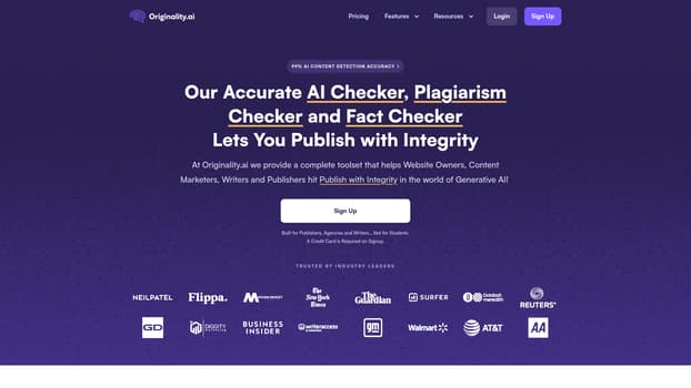 Originality AI AI.screenshot